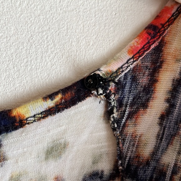 2/15 Vintage off the shoulder T-shirt size medium - Picture 4 of 4